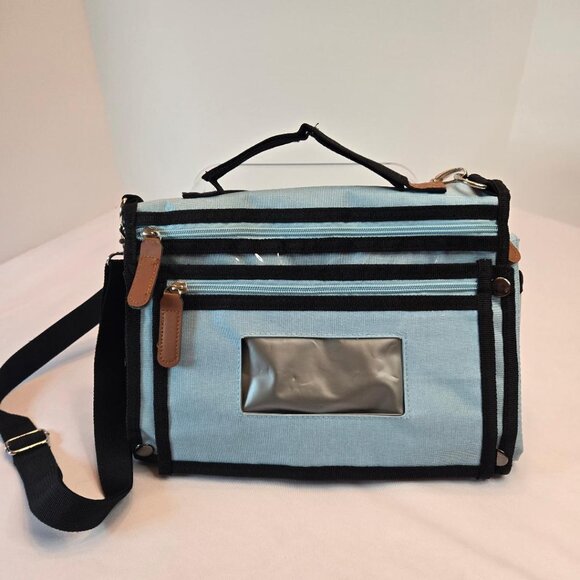 KITZEE Portable Changing Pad with Large Storage for Baby - Light Blue - Picture 5 of 11